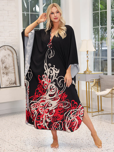 Red Rhapsody Kaftan