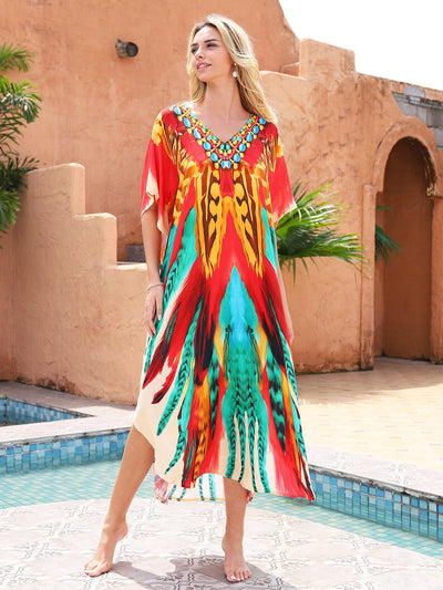 Island Oasis Bamboo Wrap Dress