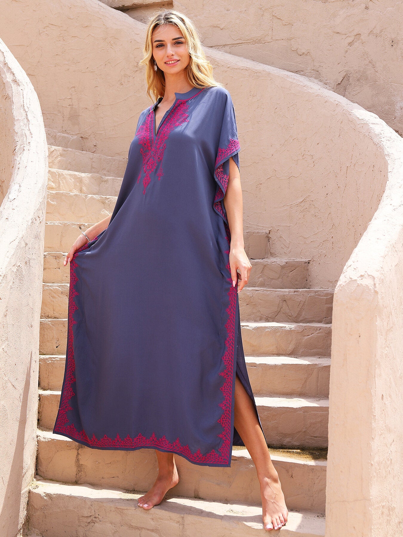 Bamboo Embroidered Summer Dress