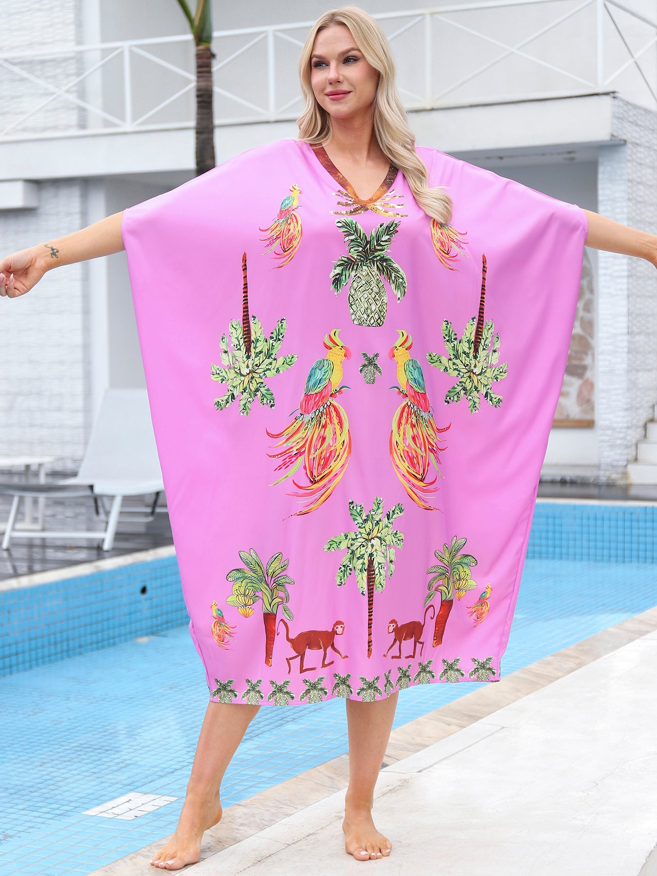 Palm Fiesta Kaftan