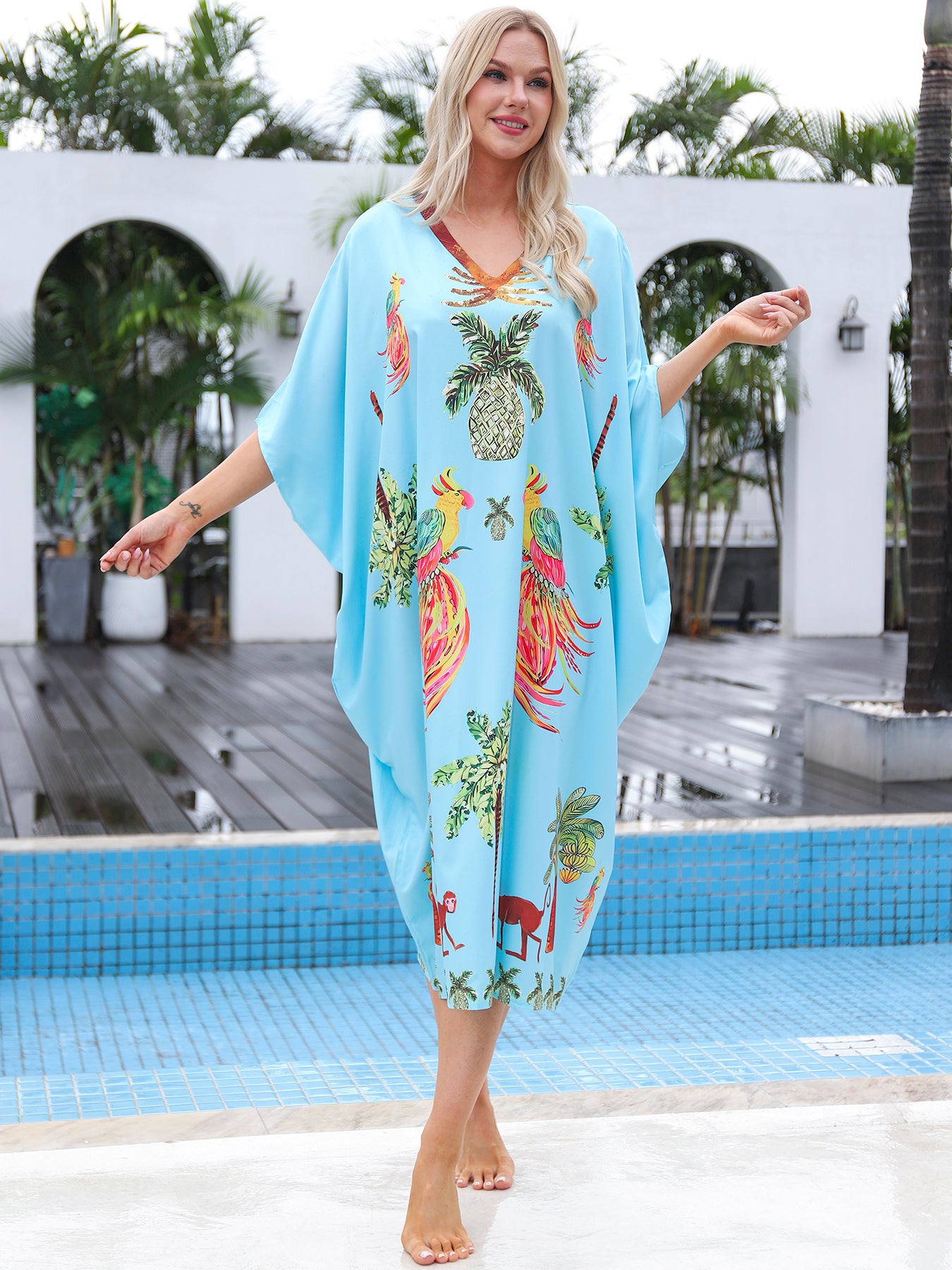 Palm Fiesta Kaftan
