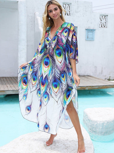 Island Oasis Bamboo Wrap Dress