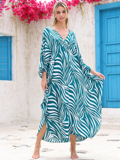 Island Oasis Bamboo Wrap Dress