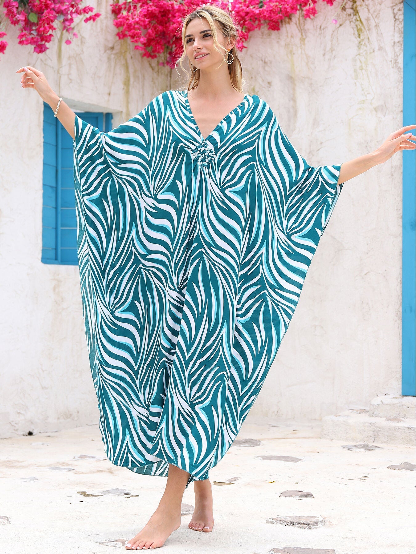 Island Oasis Bamboo Wrap Dress