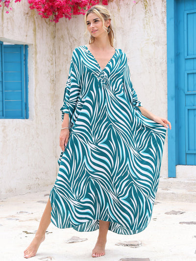 Island Oasis Bamboo Wrap Dress