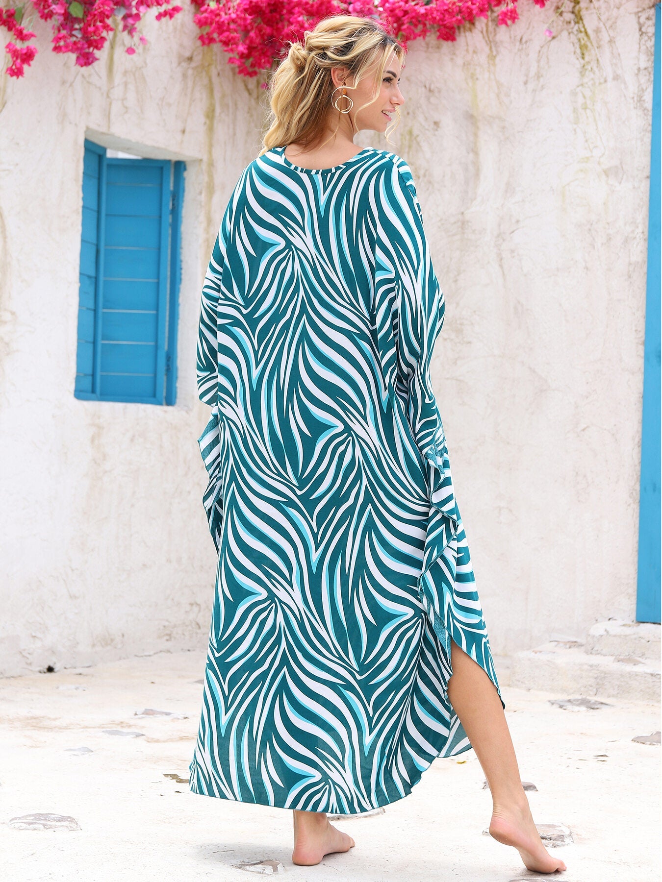 Island Oasis Bamboo Wrap Dress