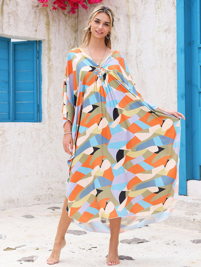 Island Oasis Bamboo Wrap Dress