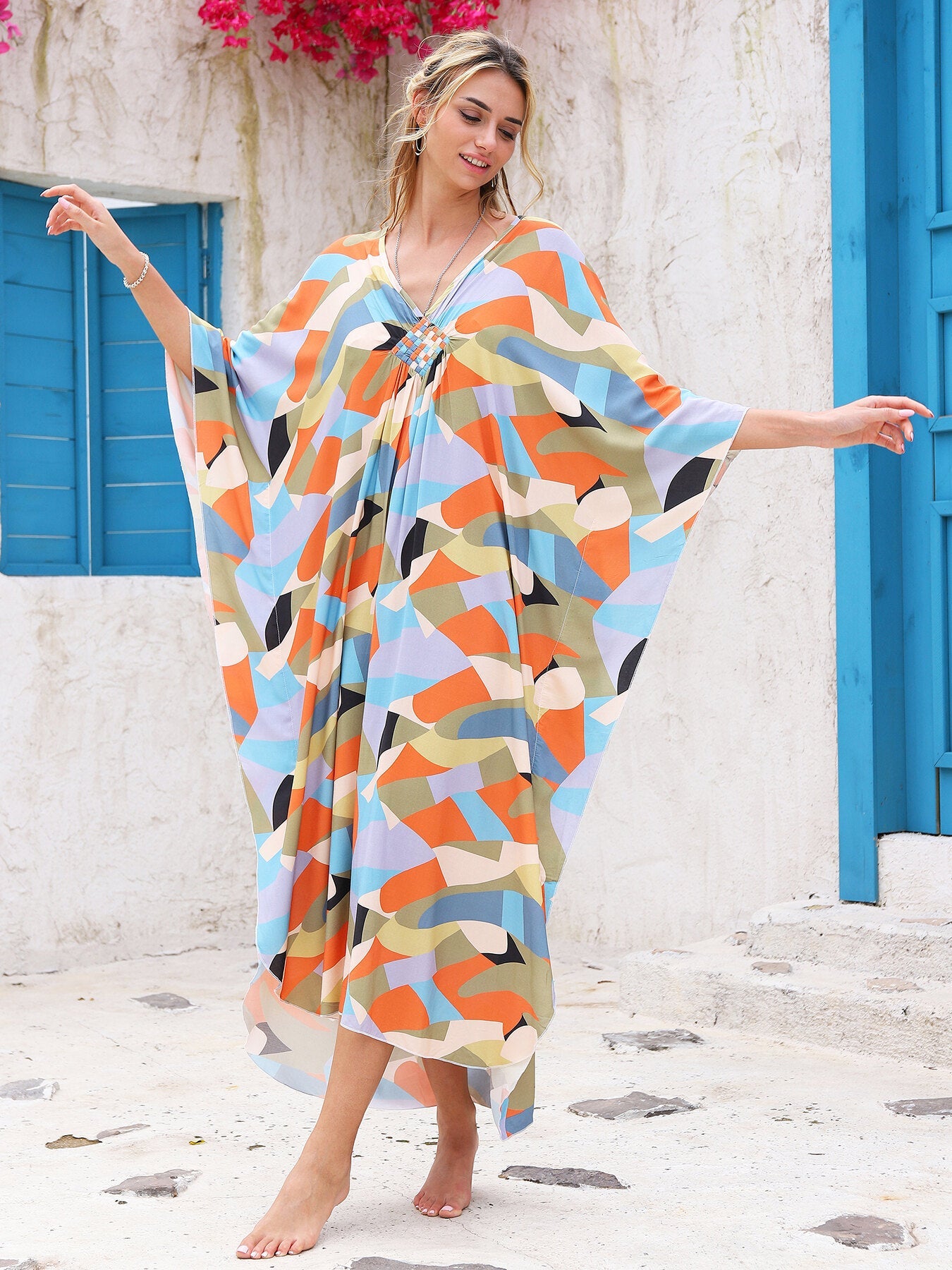 Island Oasis Bamboo Wrap Dress