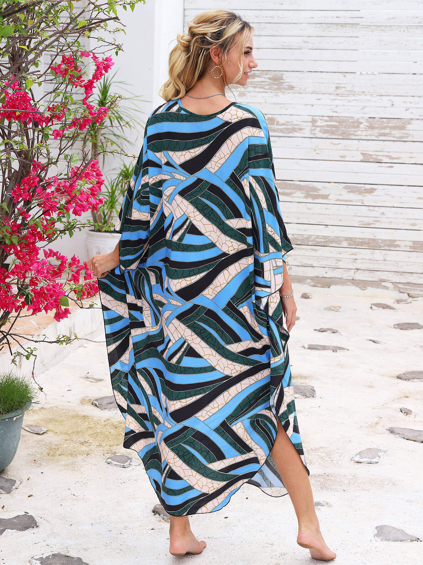 Island Oasis Bamboo Wrap Dress