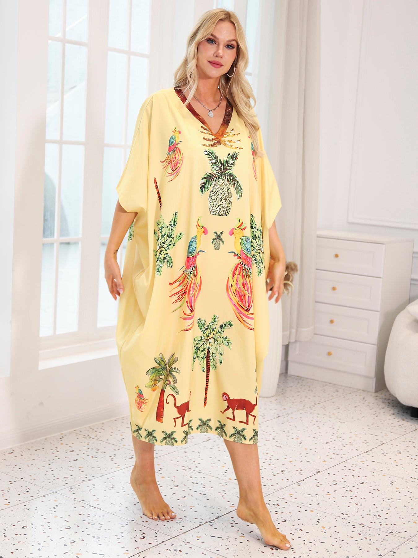 Palm Fiesta Kaftan