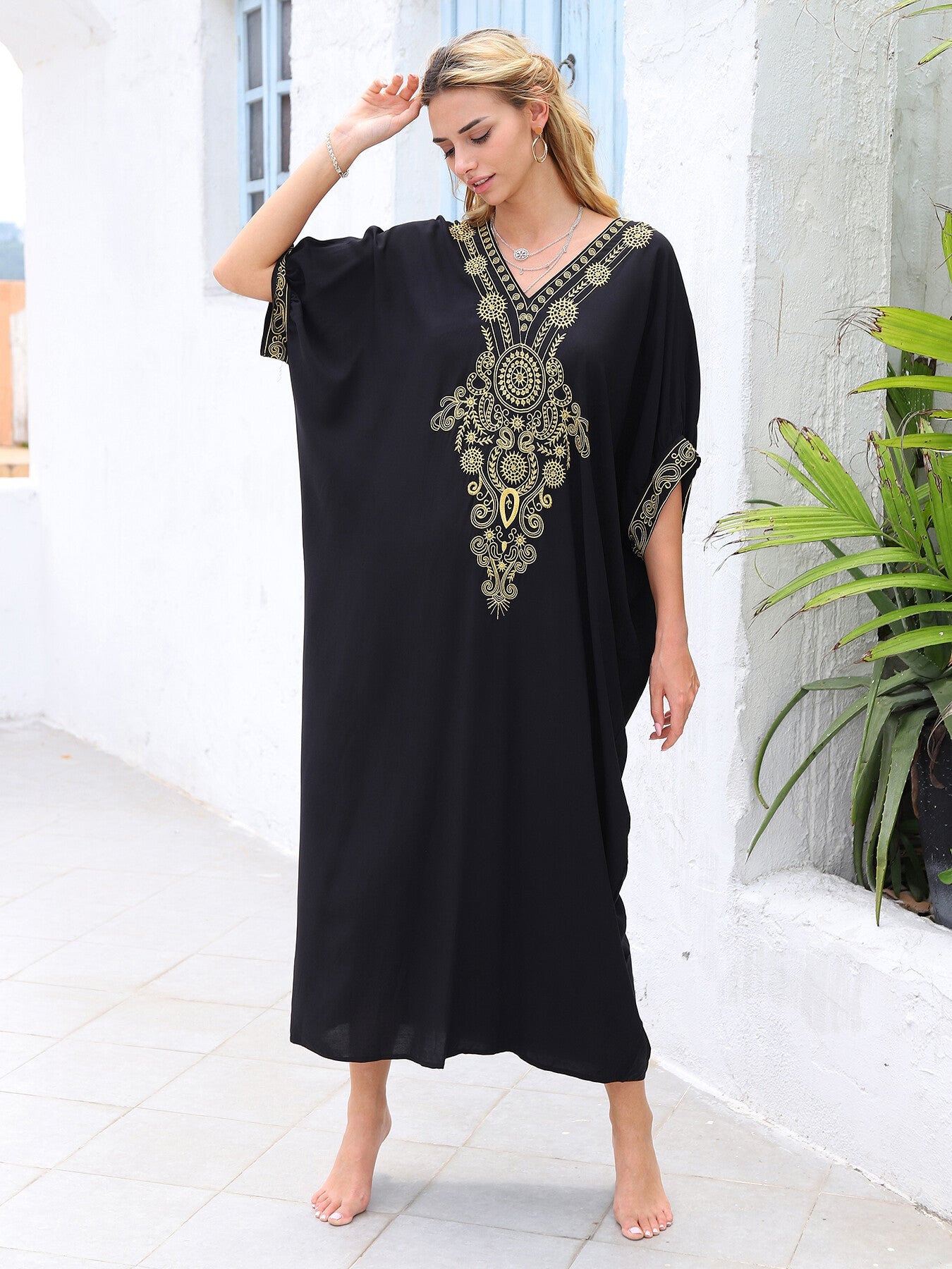 Bamboo Embroidered Summer Dress