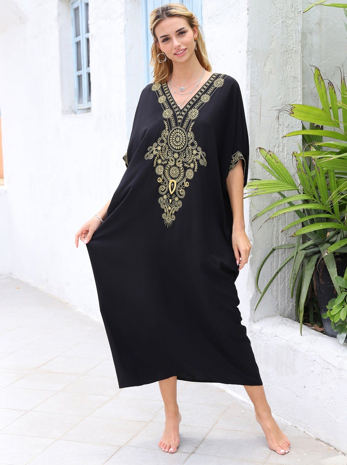 Bamboo Embroidered Summer Dress