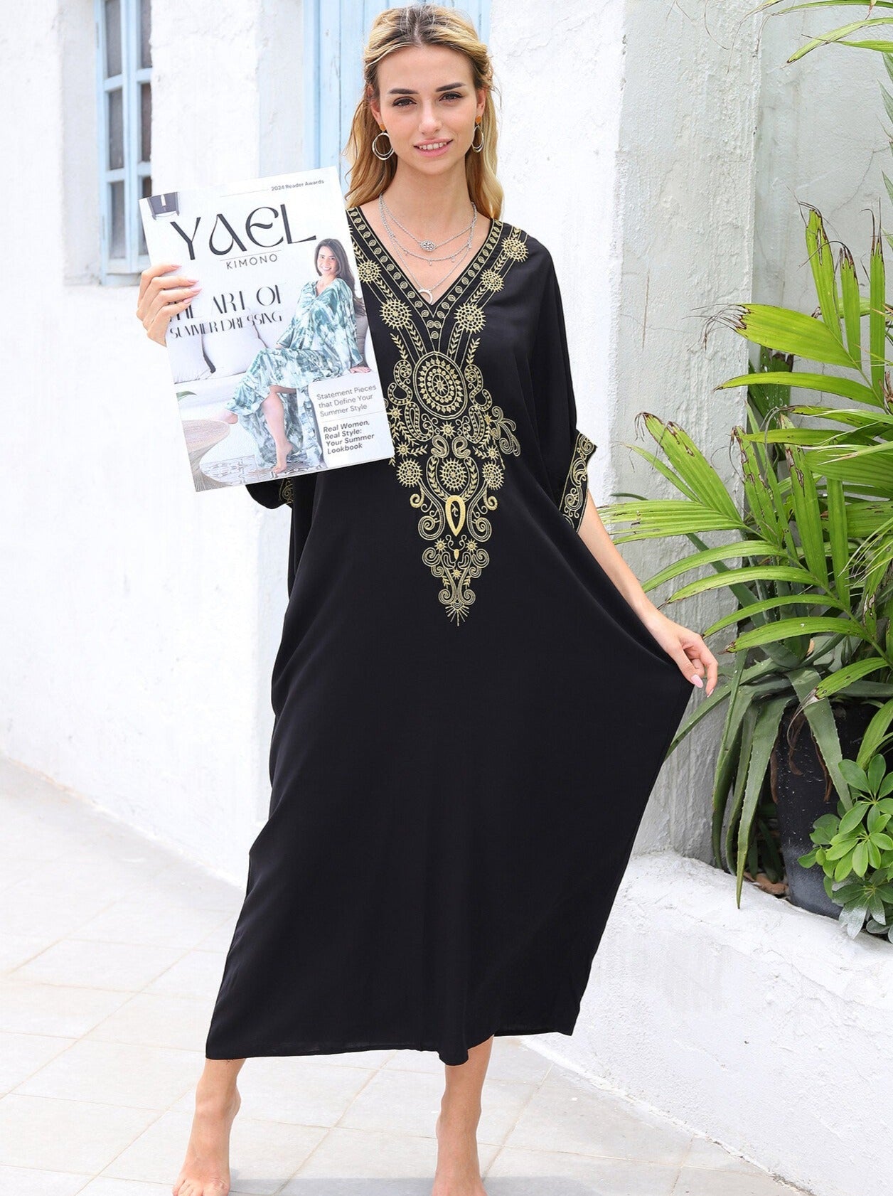 Bamboo Embroidered Summer Dress