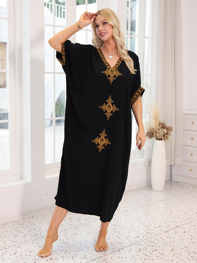 Elegant Black Kaftan