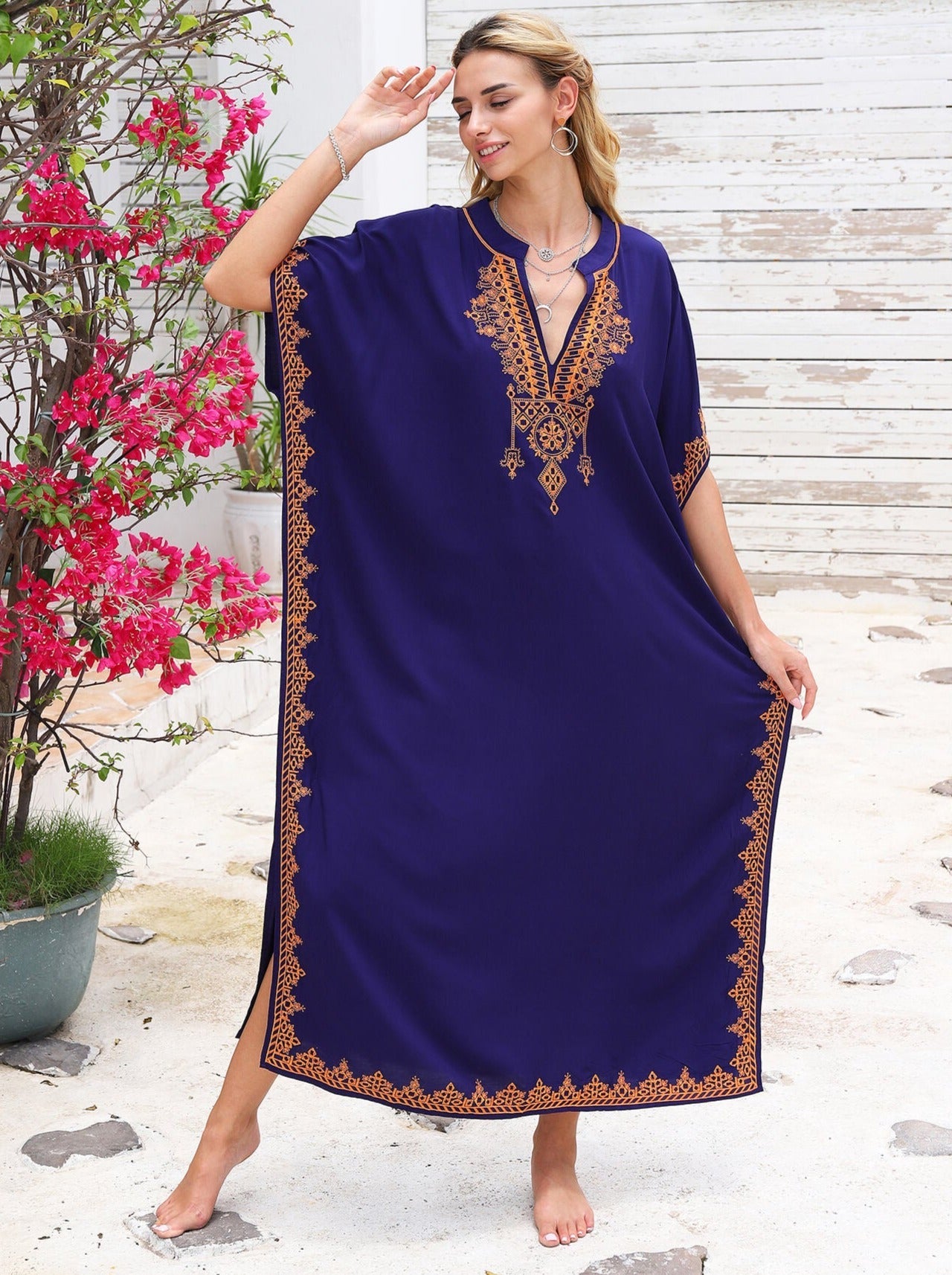 Bamboo Embroidered Summer Dress