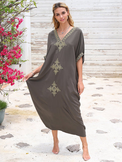 Bamboo Embroidered Summer Dress