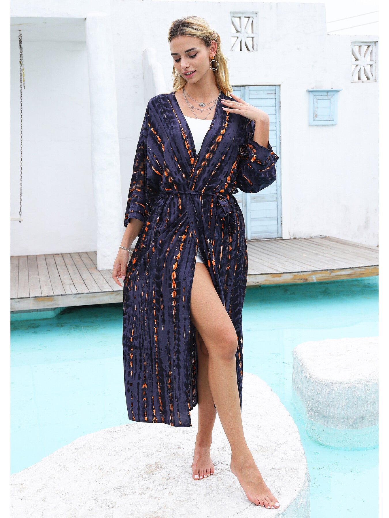 Bamboo Island Oasis Kimono