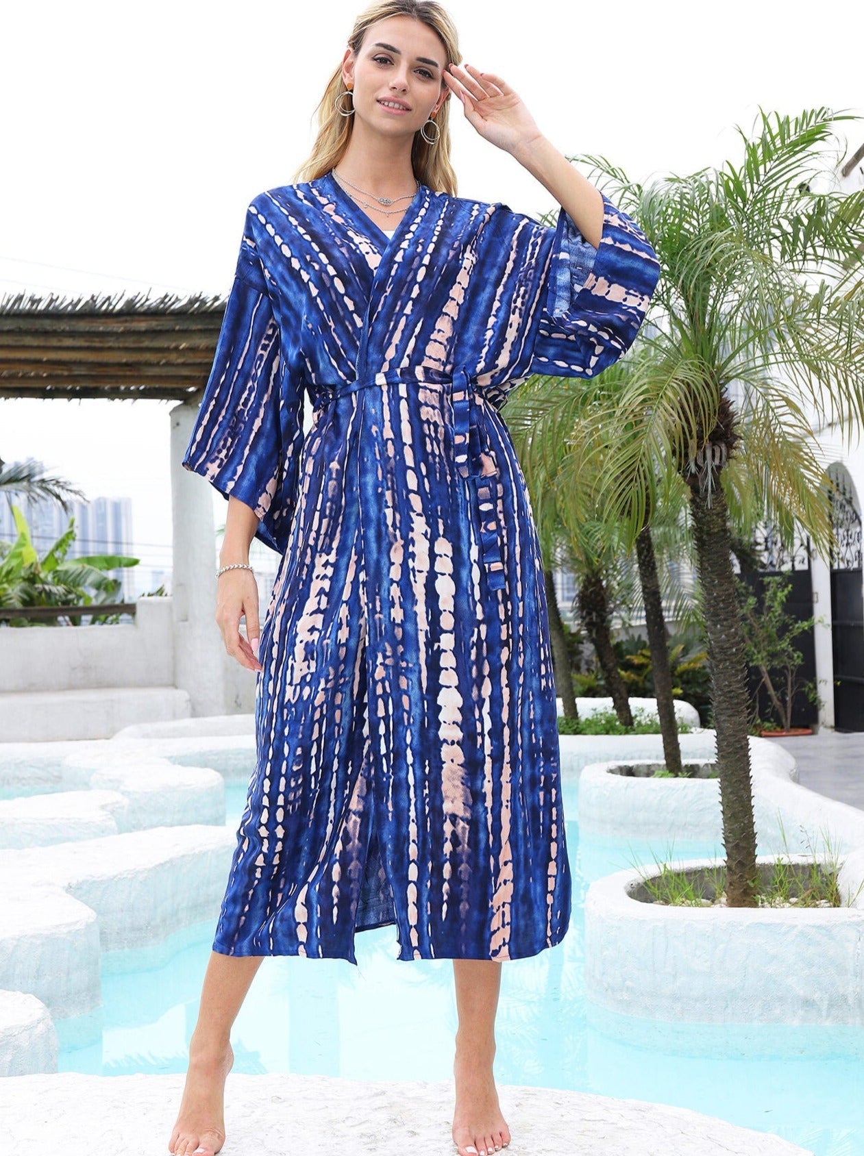 Bamboo Island Oasis Kimono