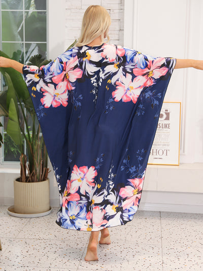Blue Whisper Garden Kaftan