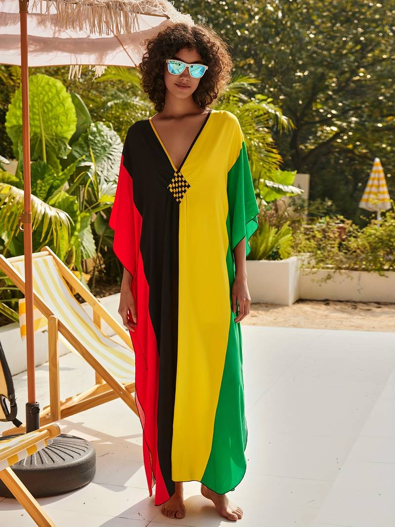 Island Oasis Bamboo Wrap Dress
