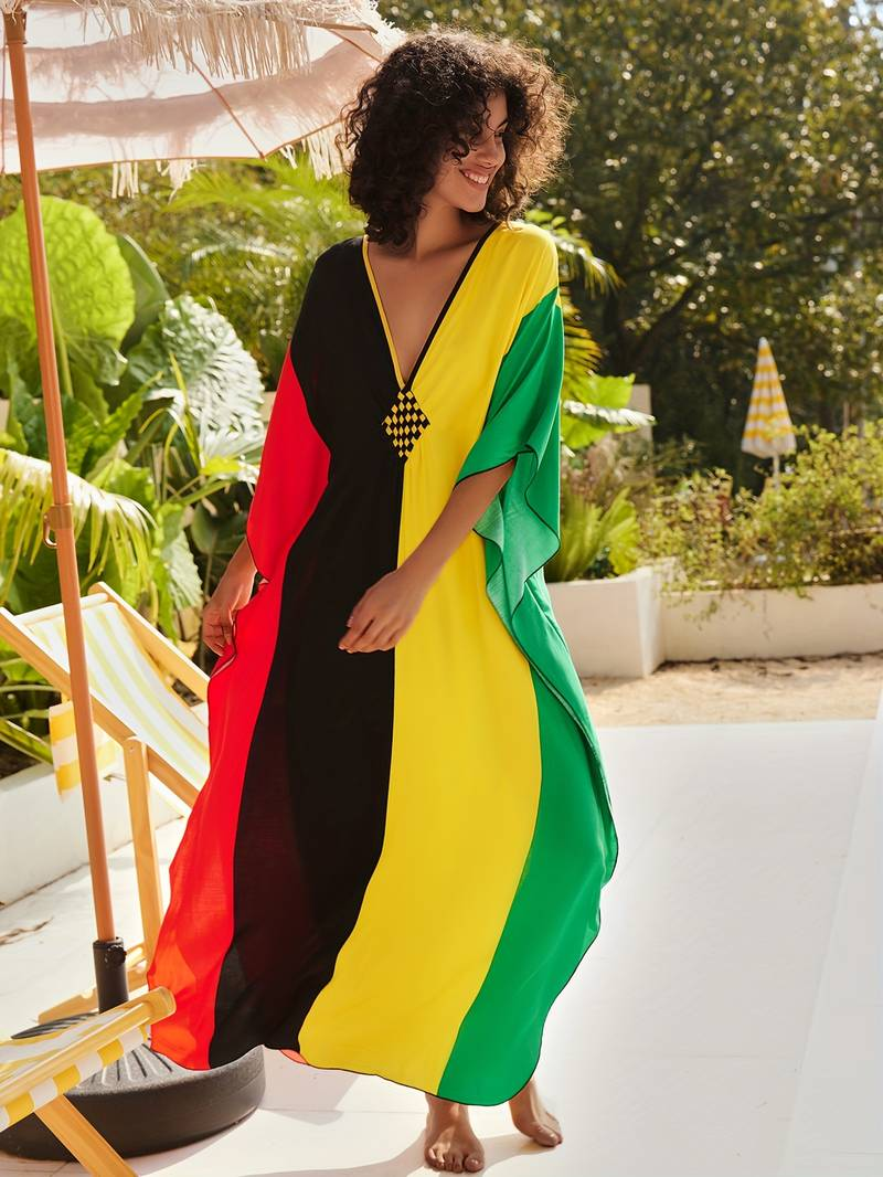 Island Oasis Bamboo Wrap Dress
