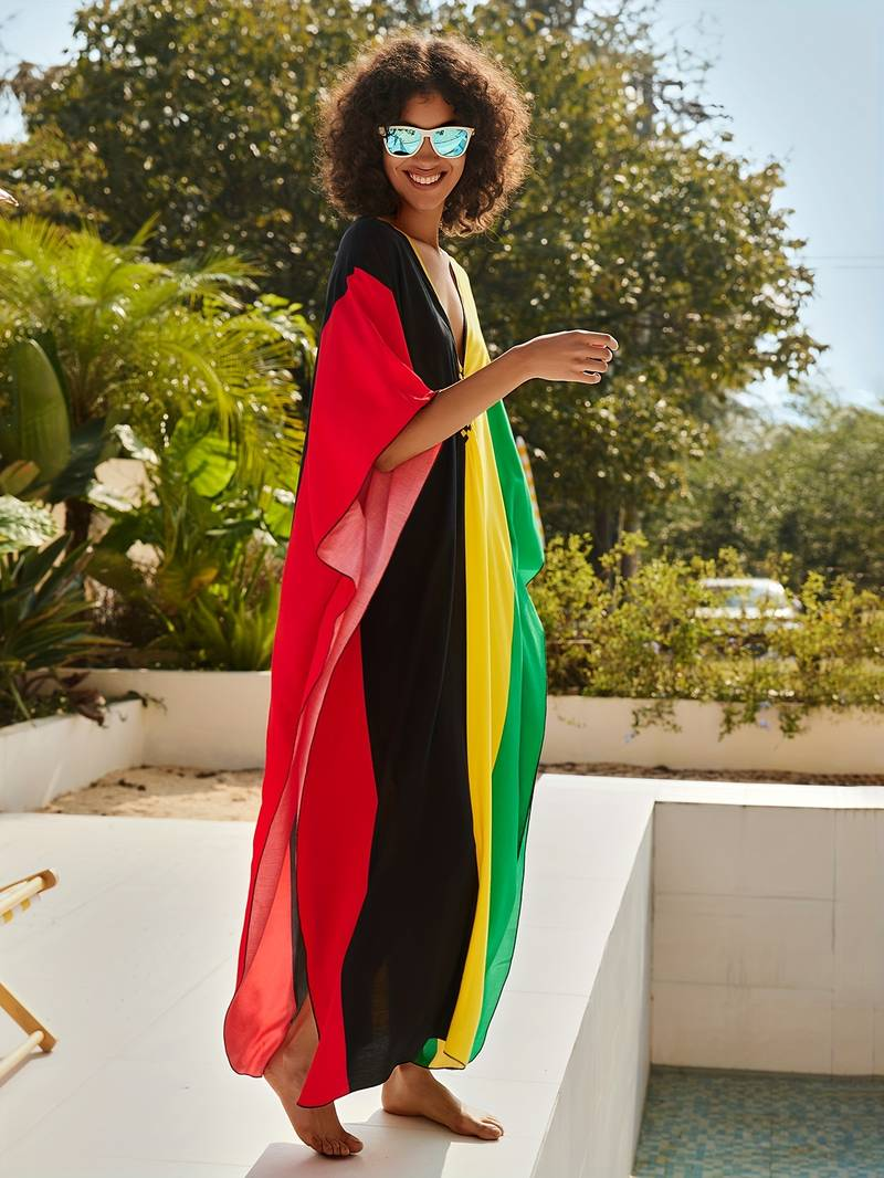 Island Oasis Bamboo Wrap Dress