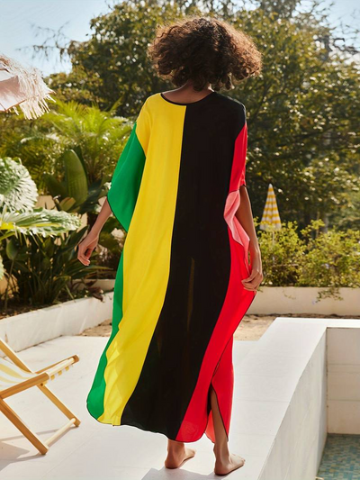 Island Oasis Bamboo Wrap Dress